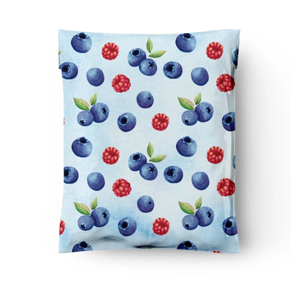 🫐 20 SUMMER BERRIES blue Poly Mailer 10 x 13 inch